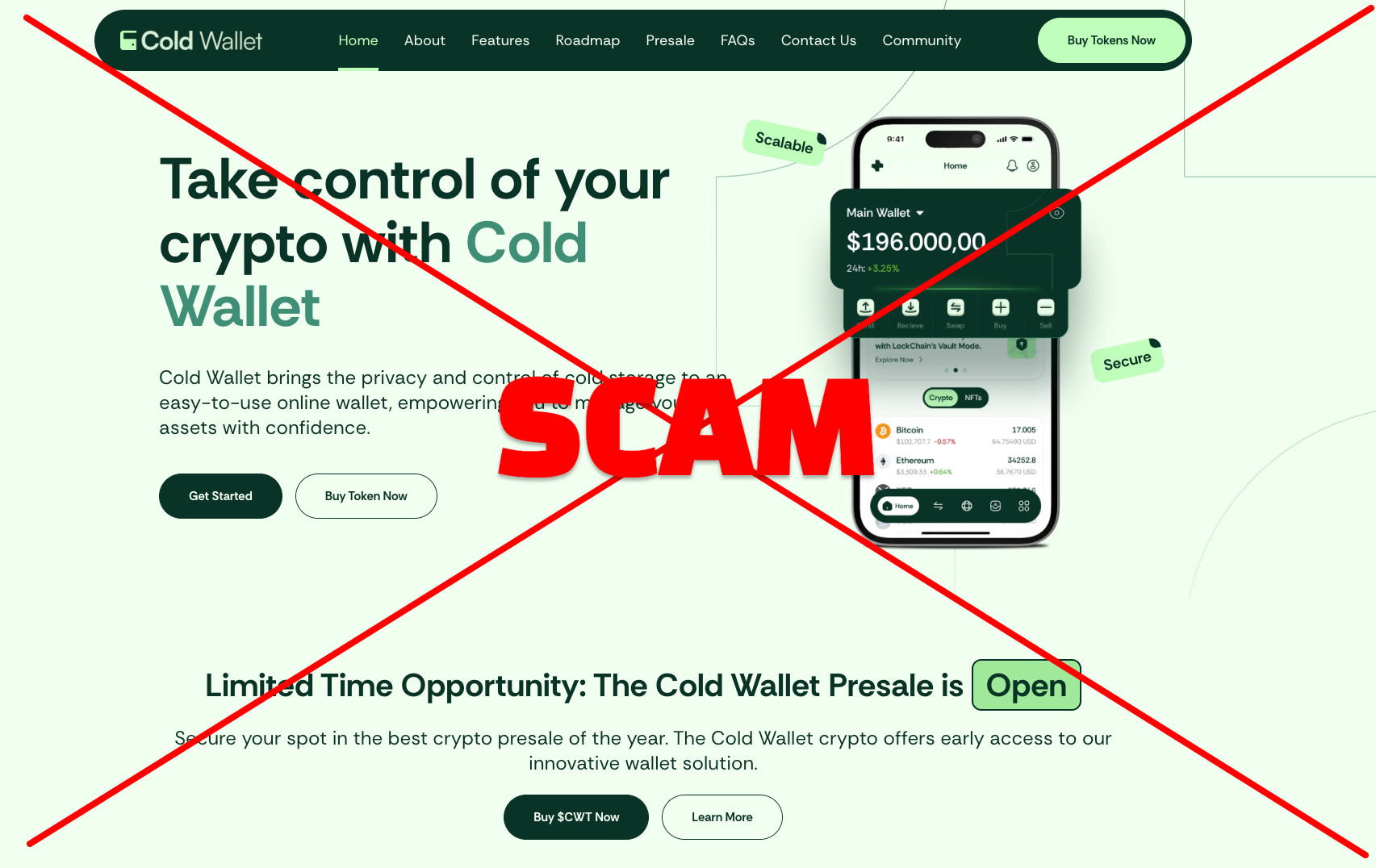 INVESTOR ALERT: Deconstructing the "Cold Wallet" (CWT) ICO Impostor Scam